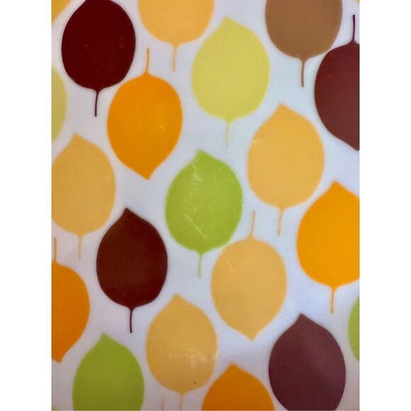 SET OF 5 RACHAEL RAY LITTLE HOOT SALAD PLATES 8" OWL LEAF PLATES - Picture 4 of 5